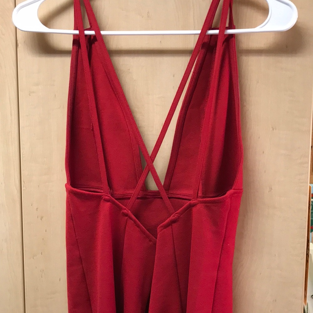 Red formal dress - Picture 2 of 2